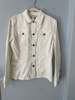 Jones New York Denim Button-Front Jacket